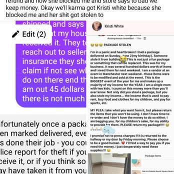 Manchester Craft Market - What I wrote informing them and there reply of it's ok to keep my money and I don't have item. - Arts & Crafts Near Me - Manchester, New Hampshire