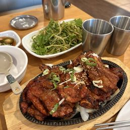 Marinated pork ribs