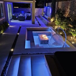 AD Exterior Designs - Sunken fire pit areas