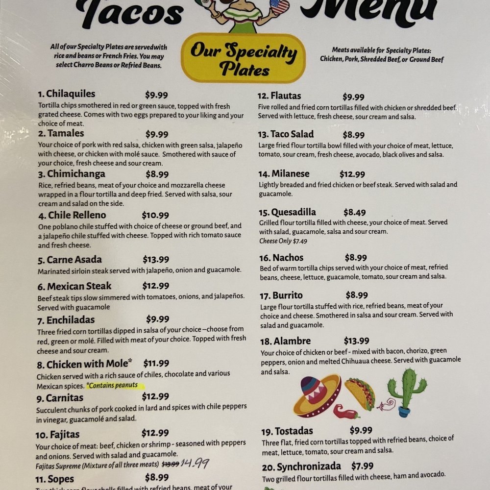Menu Menu