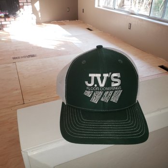 J.V's Floorcoverings - Laying down a second layer of drywall vs the cheaper PSB/particle board. They used glue THEN screwed it down for a super solid floor. - Carpet Installation Near Me