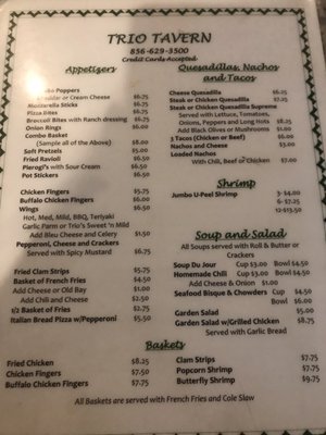 Menu photo 4 Trio Tavern Monroe Township, NJ Menu photo 4 Trio Tavern Monroe Township, NJ