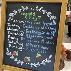 Emerald City Smoothie - Specials....