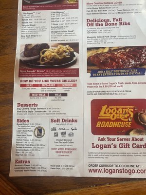 Menu photo 3 Logan's Roadhouse Gastonia, NC Menu photo 3 Logan's Roadhouse Gastonia, NC