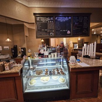 Mill Mountain Coffee & Tea - A closer look at the station where the orders are taken and given out as they are completed. - Coffee & Tea Near Me - Roanoke, Virginia Mill Mountain Coffee & Tea - A closer look at the station where the orders are taken and given out as they are completed. - Coffee & Tea Near Me - Roanoke, Virginia