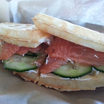 Bruxie - Smoked salmon lox & dill cream cheese - Breakfast & Brunch Near Me - Brea, California