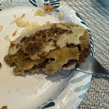 Pupusería La Sierra - Final look of the thickness but picture doesn't show as it was in person - Salvadoran Near Me - Moreno Valley, California