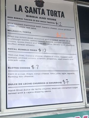 Menu photo 6 La Santa Torta Oakland, CA