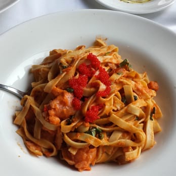 Carmelina's - Smoked salmon tagliatelle ($20) - Italian Near Me - Boston, Massachusetts Carmelina's - Smoked salmon tagliatelle ($20) - Italian Near Me - Boston, Massachusetts