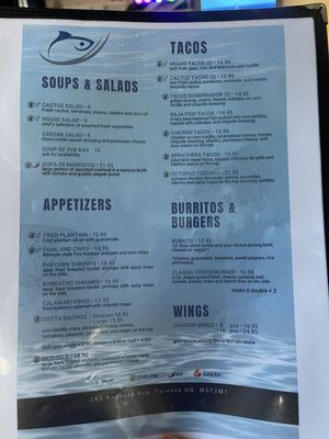 Menu photo 3 La Cevicheria Bar & Grill Toronto, ON Menu photo 3 La Cevicheria Bar & Grill Toronto, ON
