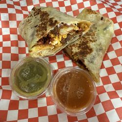 El Charro Taqueria - Chorizo breakfast burrito