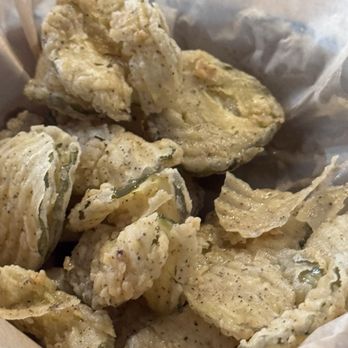 District Burger - Fried pickles - Burgers Near Me - Jenks, Oklahoma