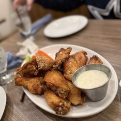 Crust & Cork - 12 wings (6 Garlic Parm/ 6 Lemon Pepper)