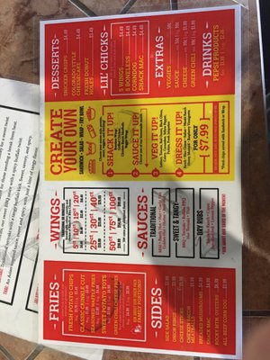 Menu photo 5 Wing Shack 65th Ave Greeley, CO Menu photo 5 Wing Shack 65th Ave Greeley, CO