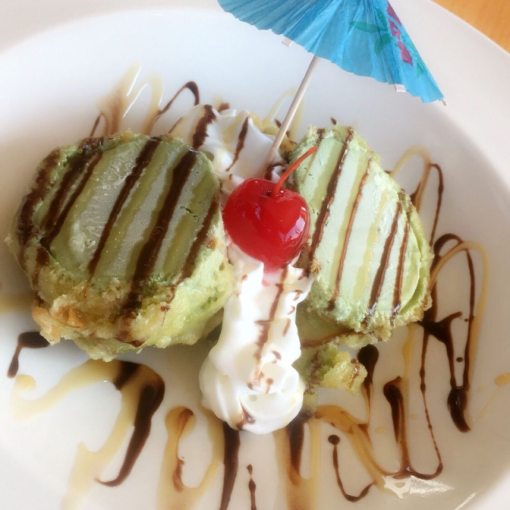 Kumi Ko - Tempura green tea Ice Cream - Japanese Near Me - Compton, California Kumi Ko - Tempura green tea Ice Cream - Japanese Near Me - Compton, California