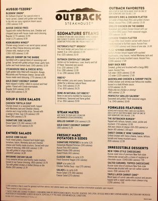Outback Steakhouse Alexandria Menu With Prices: Ultimate Guide 2025