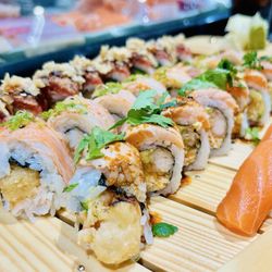 Sushi Zen Japanese Bistro - Golden Roll, Red Devil Roll, Charizard Roll, Salmon (Sake)