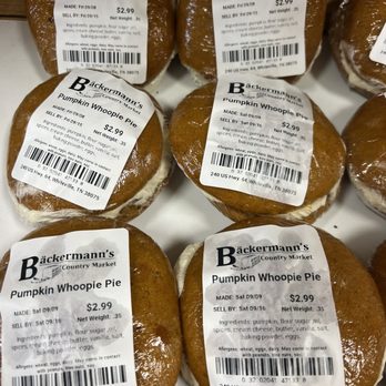 Backermann's Country Market - Pumpkin whoopie pies - Bakeries Near Me - Whiteville, Tennessee Backermann's Country Market - Pumpkin whoopie pies - Bakeries Near Me - Whiteville, Tennessee