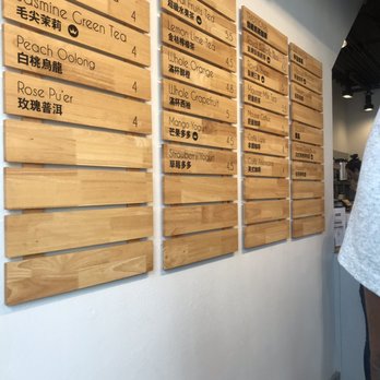 ROYALTEA - Menu to the left as you walk in the door - Bubble Tea Near Me - Orlando, Florida