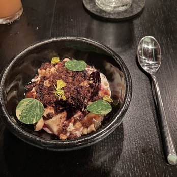 EsterEv - Cottage cheese, beets, hazelnuts, pumpernickel - New American Near Me - Milwaukee, Wisconsin