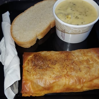 Manos Bakery Cafe - Meat pie and cream of broccoli soup. - Bakeries Near Me - Clearwater, Florida Manos Bakery Cafe - Meat pie and cream of broccoli soup. - Bakeries Near Me - Clearwater, Florida