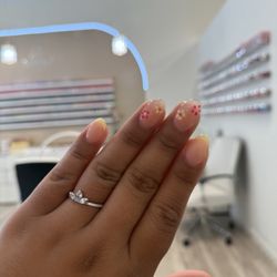 Couples Nail - Cute gel x nails ! Love them
