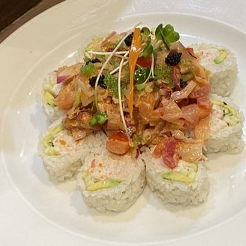 Oishi Sushi - Desert Flower Roll - Japanese Near Me - Glendale, California Oishi Sushi - Desert Flower Roll - Japanese Near Me - Glendale, California
