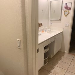 Anson Electric - Location of the original and only outlet in our bathroom