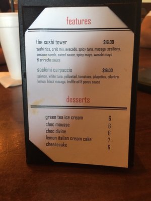 Menu photo 7 The Sushi Bar Edmond, OK