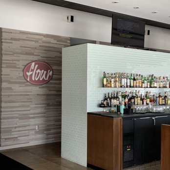 Flour - The Four bar with a cool brick accent wall, part of Flour's recent, acoustic, decorative changes. I love their design! - Italian Near Me - Moreland Hills, Ohio Flour - The Four bar with a cool brick accent wall, part of Flour's recent, acoustic, decorative changes. I love their design! - Italian Near Me - Moreland Hills, Ohio