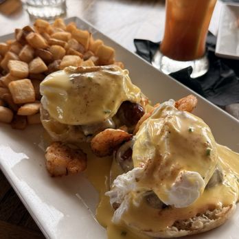 BLVD Seafood - Cajun Benedict - New American Near Me - Galveston, Texas BLVD Seafood - Cajun Benedict - New American Near Me - Galveston, Texas