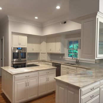 A & T Refinishing and Painting - Refinished Kitchen Cabinets - Painters Near Me - Charlottesville, Virginia A & T Refinishing and Painting - Refinished Kitchen Cabinets - Painters Near Me - Charlottesville, Virginia