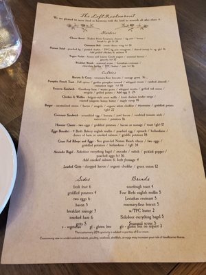 Menu photo 6 The Loft Restaurant Zionsville, IN Menu photo 6 The Loft Restaurant Zionsville, IN
