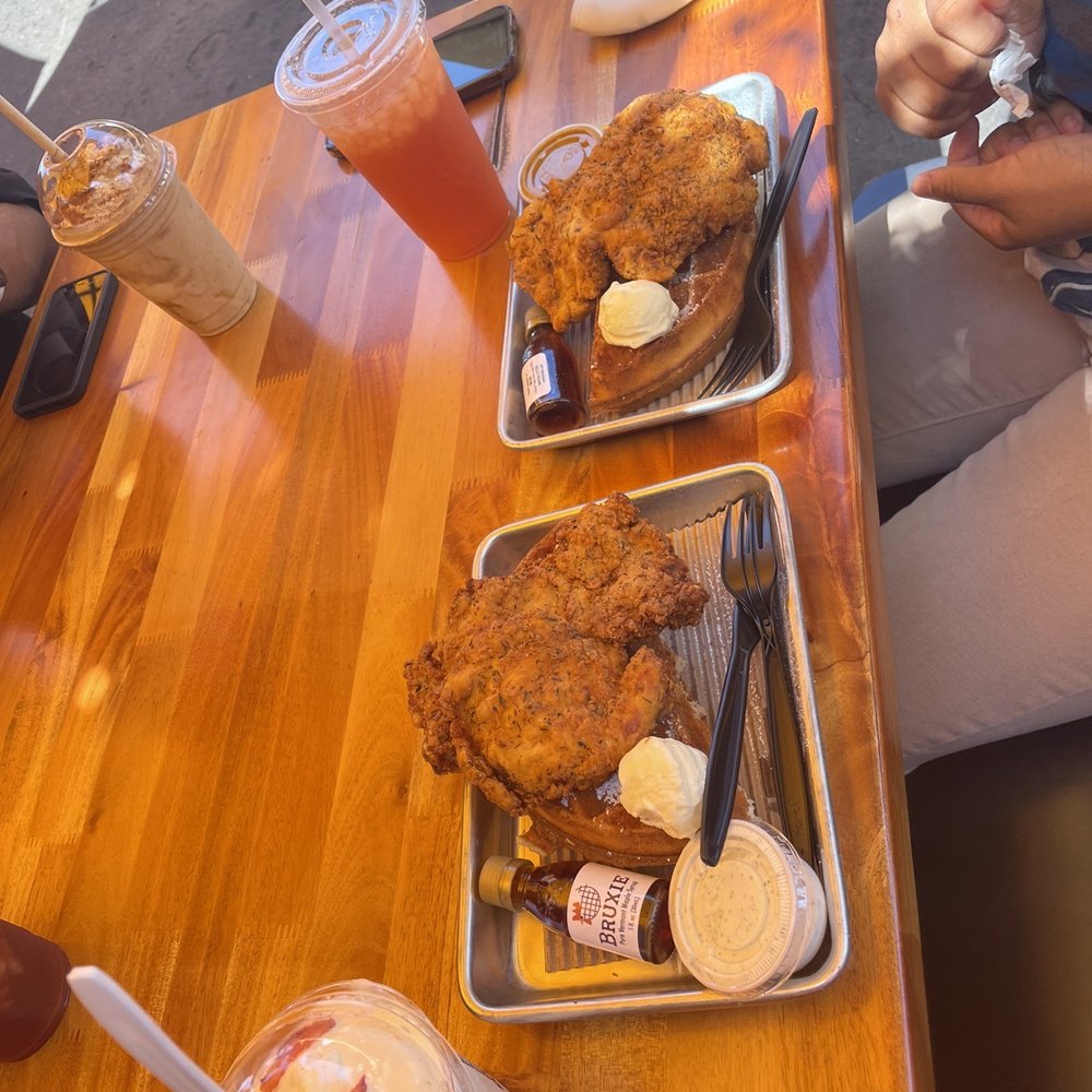 Bruxie - Chicken and waffles! Mouth watering - Sandwiches Near Me - Orange, California Bruxie - Chicken and waffles! Mouth watering - Sandwiches Near Me - Orange, California