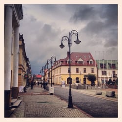 Rynek w Żorach - Śliczne kamienice