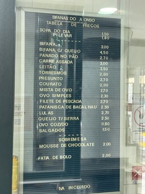 Menu photo 5 As Bifanas do Afonso Lisbon, 11