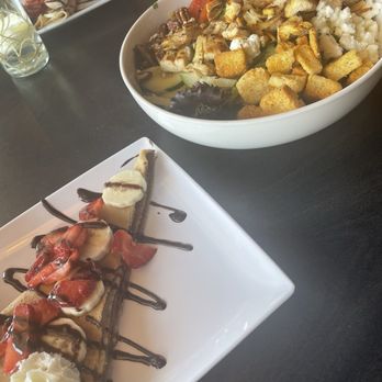 Colados Coffee & Crepes - Strawberry, banana, and Nutella crepe - Coffee & Tea Near Me - Avondale, Arizona Colados Coffee & Crepes - Strawberry, banana, and Nutella crepe - Coffee & Tea Near Me - Avondale, Arizona
