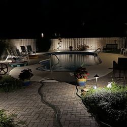 Outdoor Lighting Perspectives - Pool Area Lighting