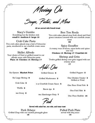 Menu photo 3 Stacy's Skillet Columbia, MS