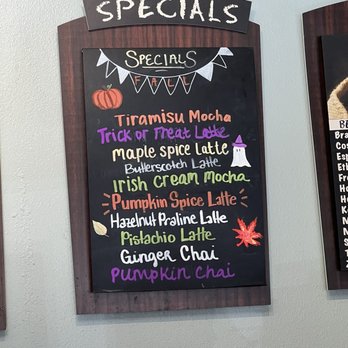 Clocktower Coffee Roasting Company - Fall Specialty Menu (September 29, 2024) - Coffee Roasteries Near Me - Mountain View, California