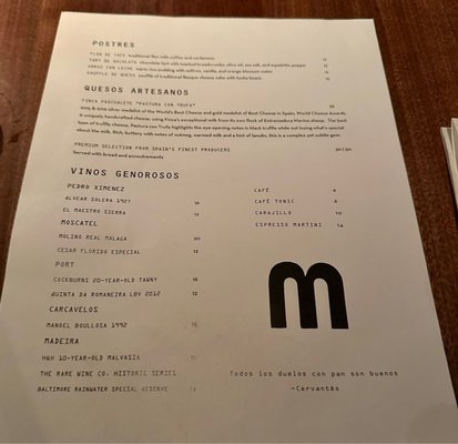 Menu photo 8 Bar Moro Clayton, MO Menu photo 8 Bar Moro Clayton, MO