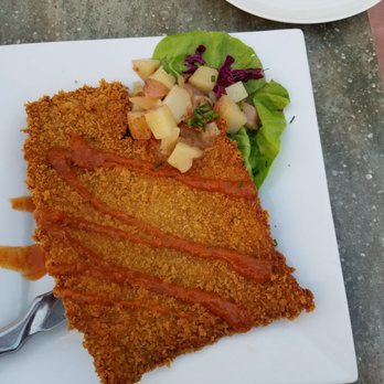 Hunt & Gather Restaurant - Utah pork schnitzel. Literally :) - New American Near Me - Torrey, Utah Hunt & Gather Restaurant - Utah pork schnitzel. Literally :) - New American Near Me - Torrey, Utah