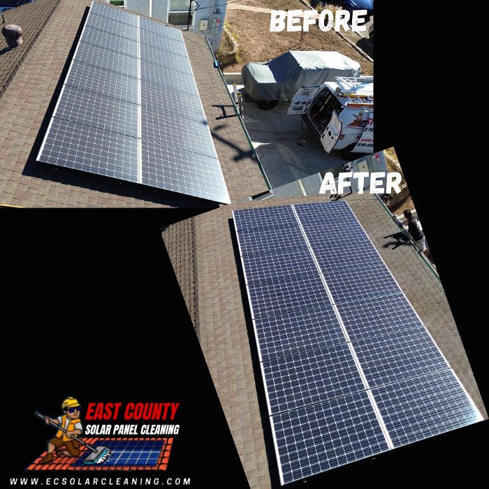 Slide of East County Solar Panel Cleaning