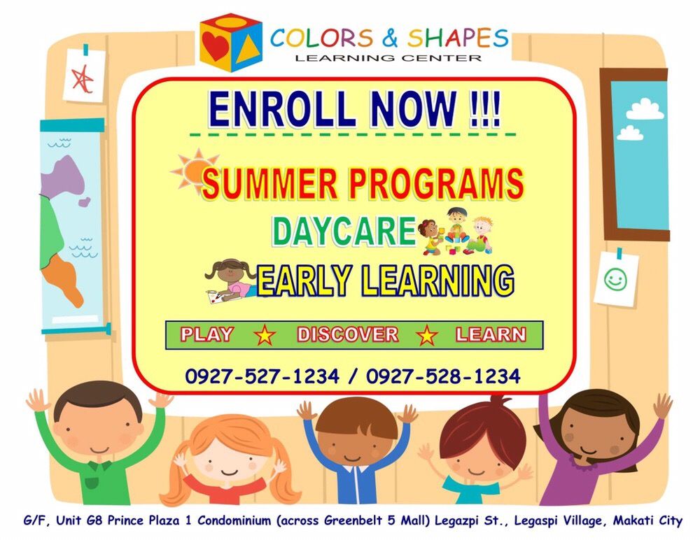 COLORS & SHAPES DAYCARE & LEARNING CENTER Updated September 2024 10