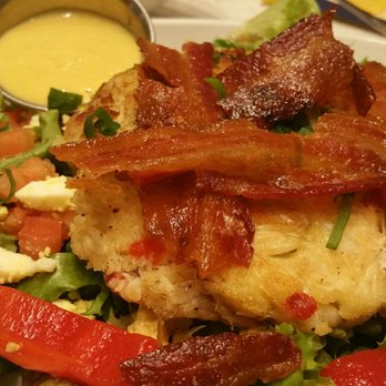 The Counter - Crab EnCounter (jumbo crab cake on greens) - Burgers Near Me - Honolulu, Hawaii