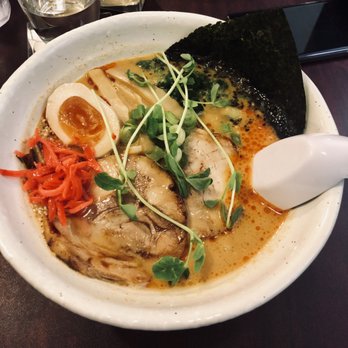 Ramen Arashi - Arashi Tan Tan Noodle - very rich broth - Noodles Near Me - Banff, Alberta Ramen Arashi - Arashi Tan Tan Noodle - very rich broth - Noodles Near Me - Banff, Alberta