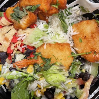 Twisted Masala - Fried shrimp and fish bowl - Food Trucks Near Me