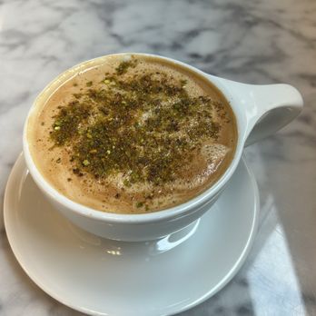 Cafe 44 - Pistachio latte - Cafes Near Me - Morton Grove, Illinois