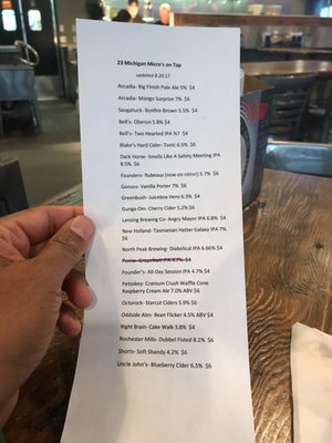 Menu photo 5 The Old Goat Tavern Kalamazoo, MI