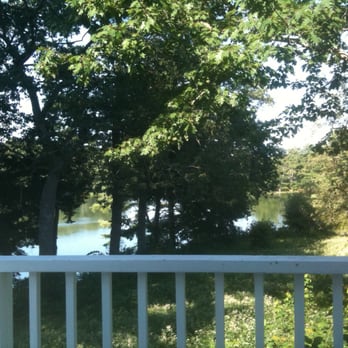 Oak Gables Bed & Breakfast - View from the back porch of the Studio Apartment at Oak Gables. - Hotels Near Me - Damariscotta, Maine Oak Gables Bed & Breakfast - View from the back porch of the Studio Apartment at Oak Gables. - Hotels Near Me - Damariscotta, Maine